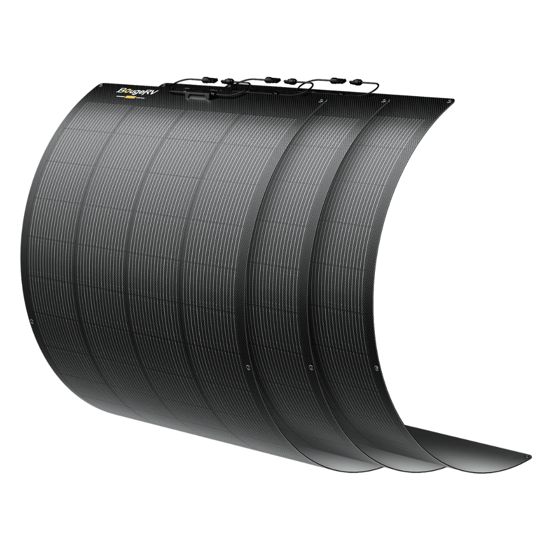 BougeRV Arch Pro 12V/24V 200W N-Type TOPCon Flexible Solar Panel