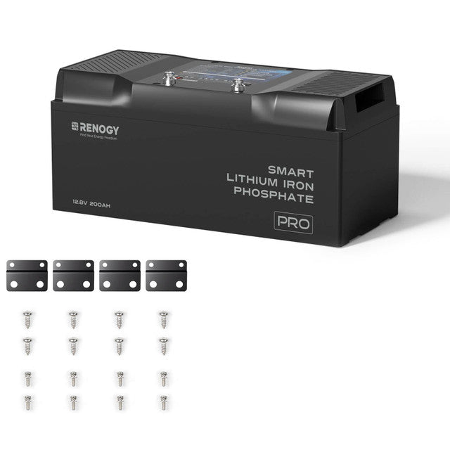 Renogy 12V 200Ah Pro Smart Lithium Iron Phosphate Battery w/Bluetooth & Self-heating Function