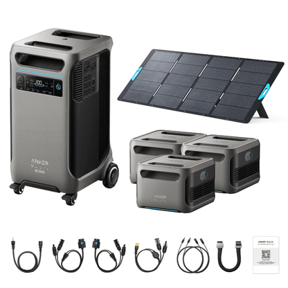 Anker SOLIX F3800 Plus Portable Power Station + 400W Portable Solar Panel