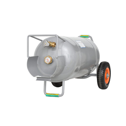Flame King YSN40HOG 40 LBS Horizontal/Vertical Propane Cylinder w/OPD W/Wheels