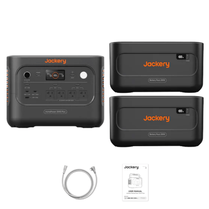 Jackery HomePower 2000 Plus v2 + Battery Pack 2000 Plus v2