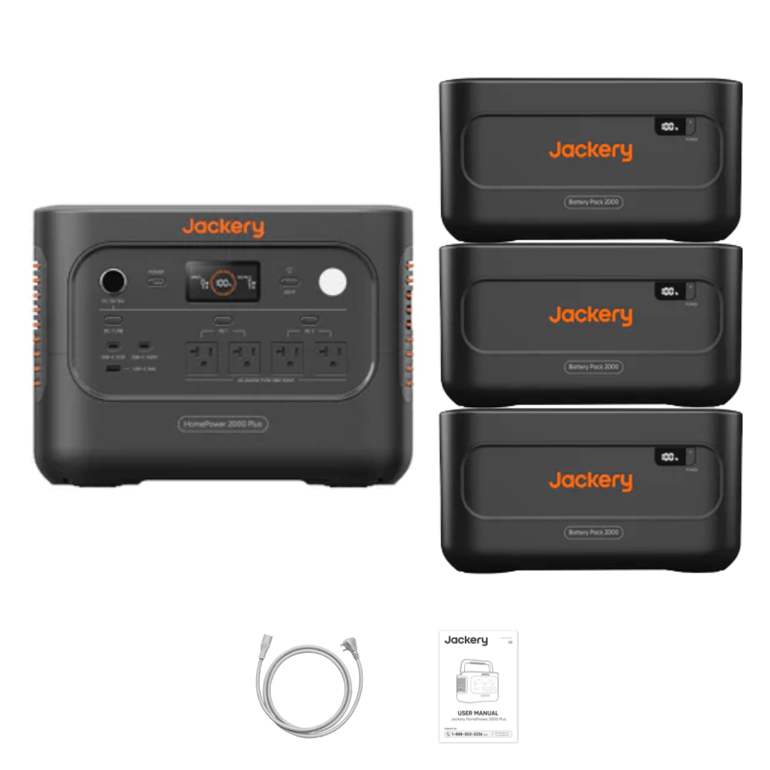 Jackery HomePower 2000 Plus v2 + Battery Pack 2000 Plus v2