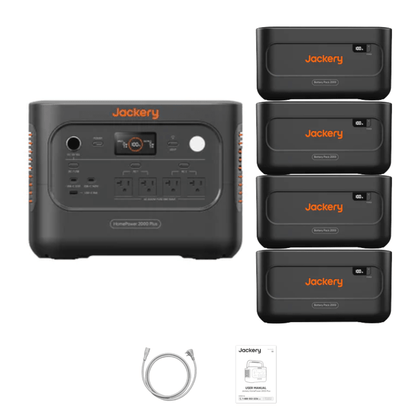 Jackery HomePower 2000 Plus v2 + Battery Pack 2000 Plus v2