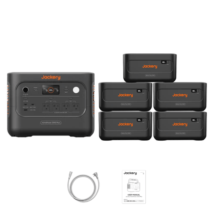 Jackery HomePower 2000 Plus v2 + Battery Pack 2000 Plus v2