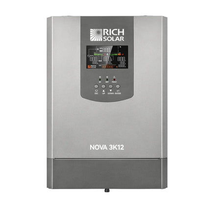 Rich Solar NOVA 3K12 3000W 12V Pure Sine Wave Inverter with Built-in Transfer Switch