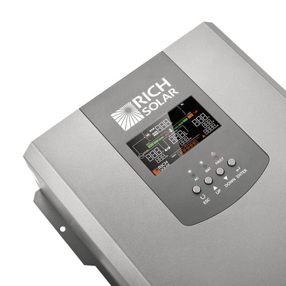Rich Solar NOVA 3K12 3000W 12V Pure Sine Wave Inverter with Built-in Transfer Switch