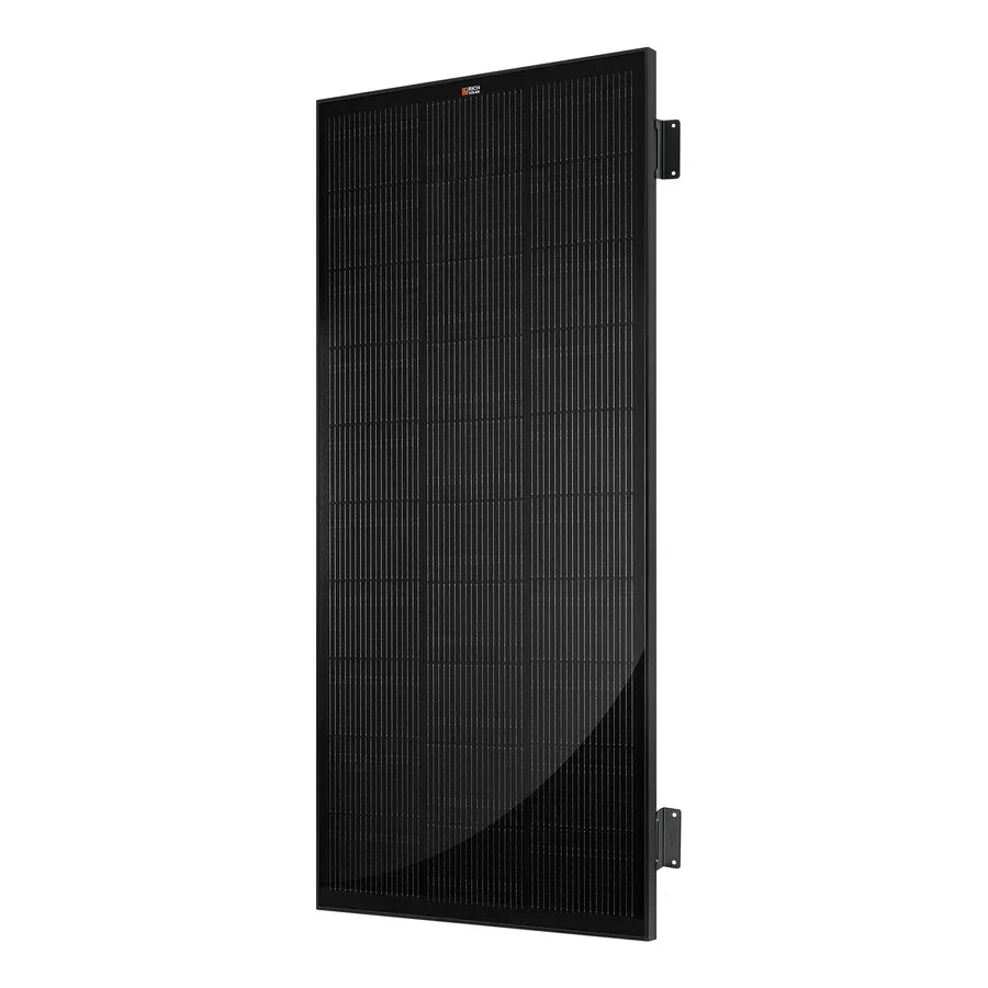 Rich Solar MEGA 200 ONYX 12V 200W Solar Panel With 3/4" Z Brackets