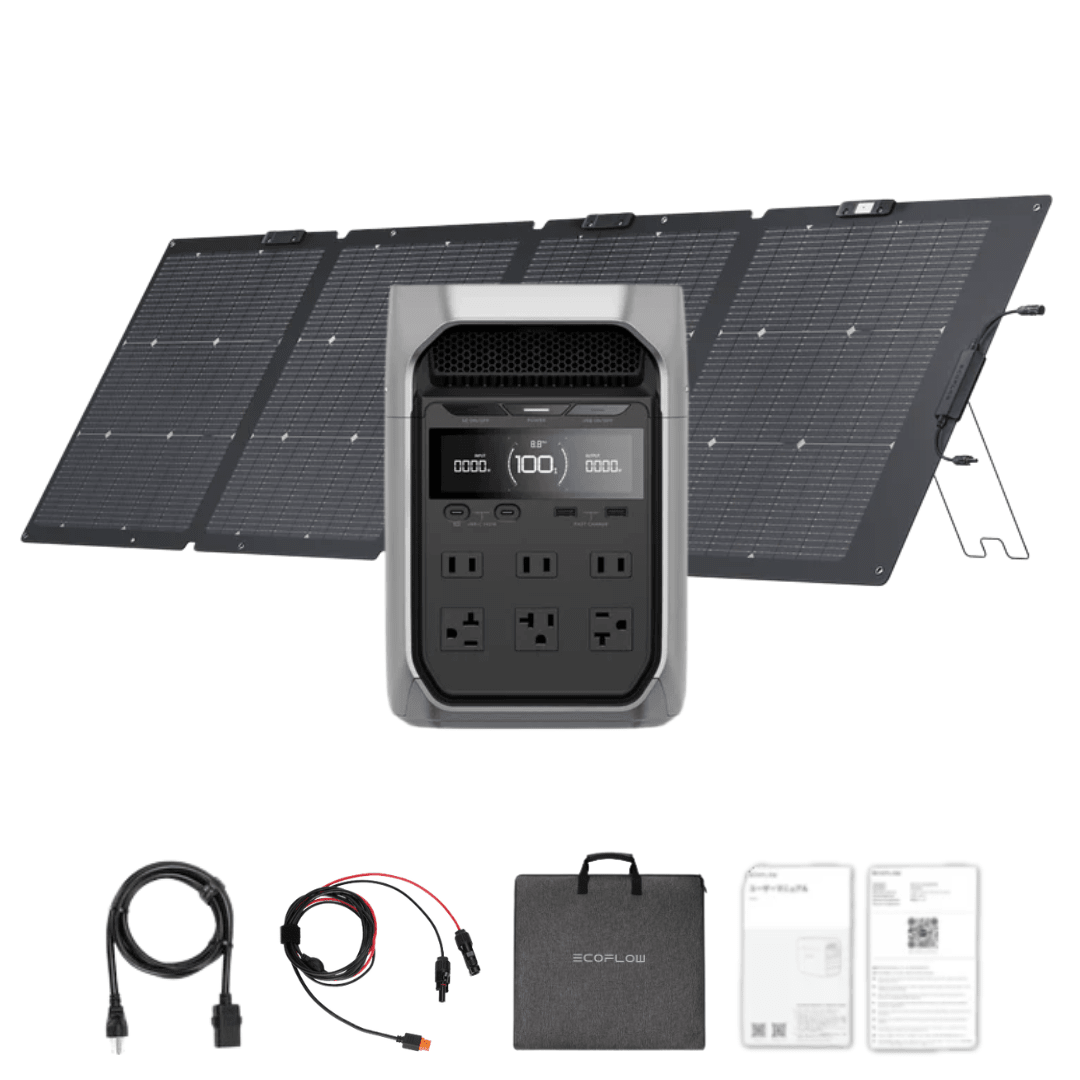 EcoFlow DELTA 3 Plus 1024Wh 1800W Solar Generator & Kits