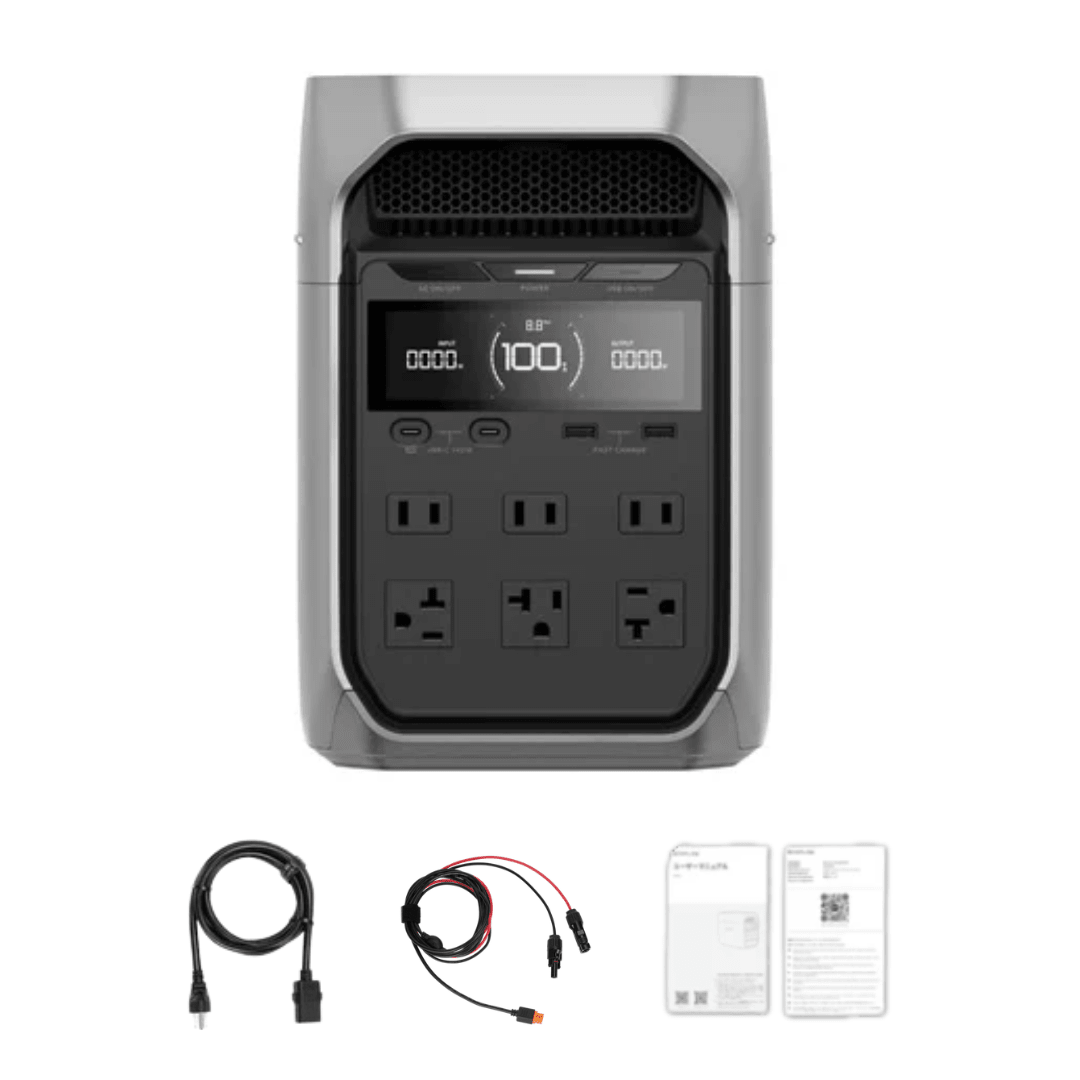 EcoFlow DELTA 3 Plus 1024Wh 1800W Solar Generator & Kits