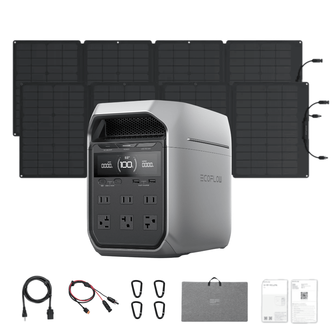 EcoFlow DELTA 3 Plus 1024Wh 1800W Solar Generator & Kits