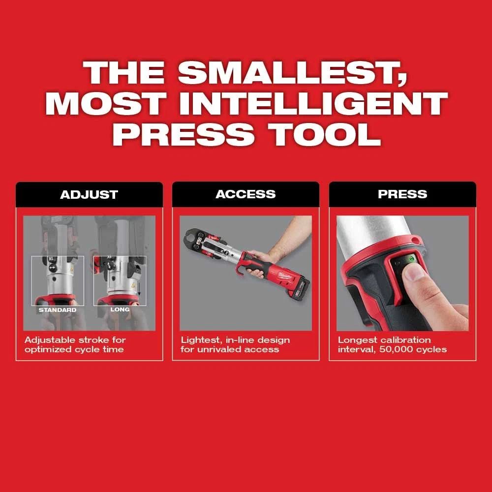 Milwaukee 2773-80L M18 FORCE LOGIC Long Throw Press Tool Kit