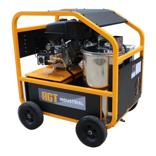 AGT 3000PSI Hot Water High Pressure Washer Machine 3 GPM 6.5 HP Diesel burner