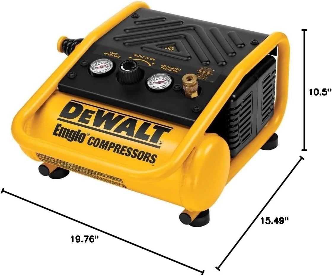 DEWALT Air Compressor, 135-PSI Max, 1 Gallon Tank, 2.6 Amp (D55140)