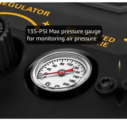 DEWALT Air Compressor, 135-PSI Max, 1 Gallon Tank, 2.6 Amp (D55140)