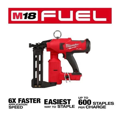 Milwaukee 2843-20 M18 18V Li-Ion Fuel Utility Fencing Stapler - Red