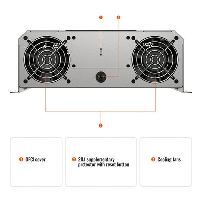 Rich Solar NOVA SUPERCHARGER 2K 2000W 12V Pure Sine Wave Inverter Charger